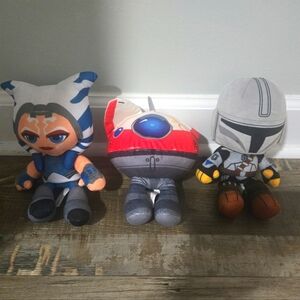 Star Wars Plush Toy Set - Blue, Red, Gray